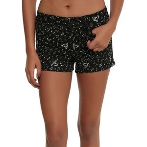 Music Note Shorts from LoveSick size 7